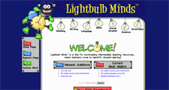 Desktop Screenshot of lightbulbminds.com